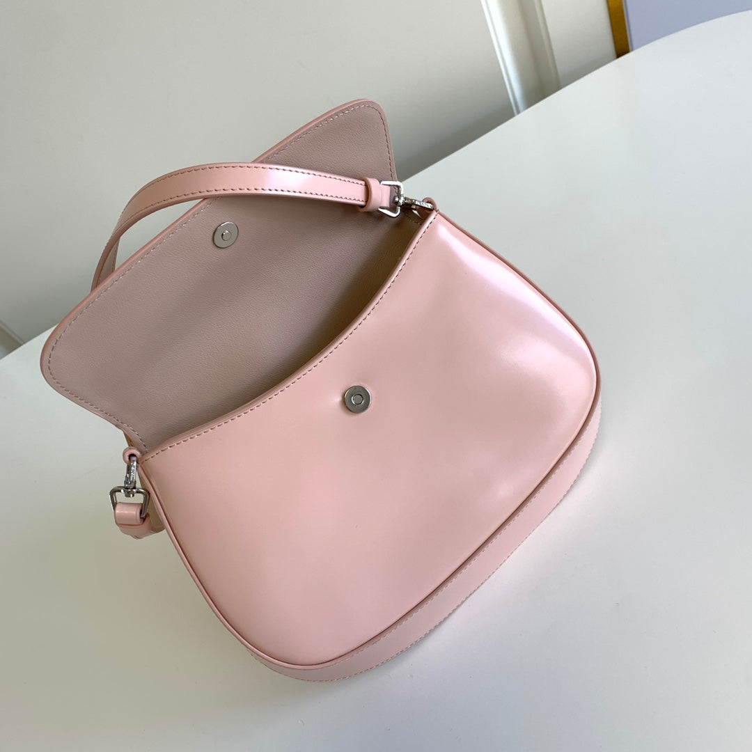 Prada Milano Flap Bag Brushed Leather 23cm