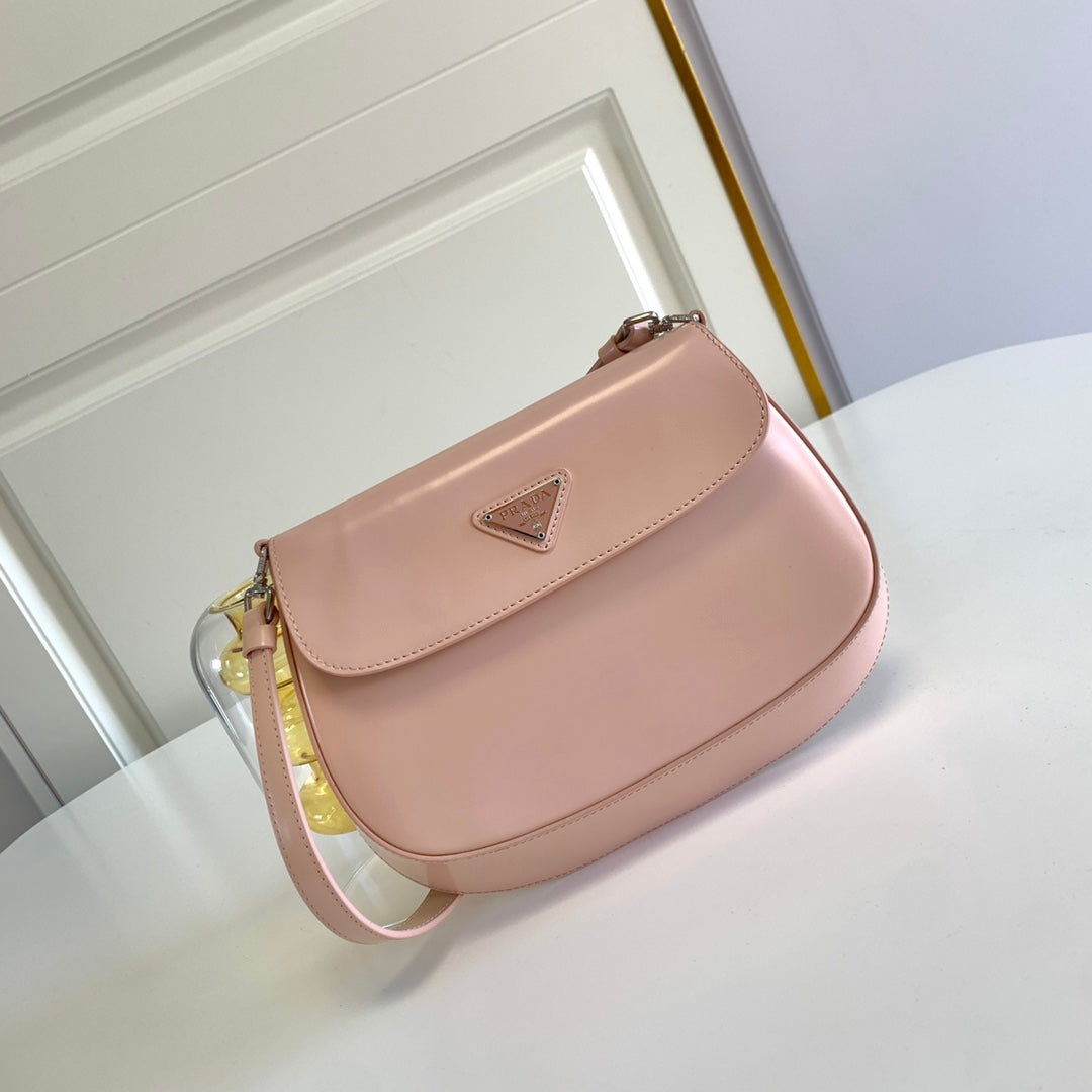 Prada Milano Flap Bag Brushed Leather 23cm