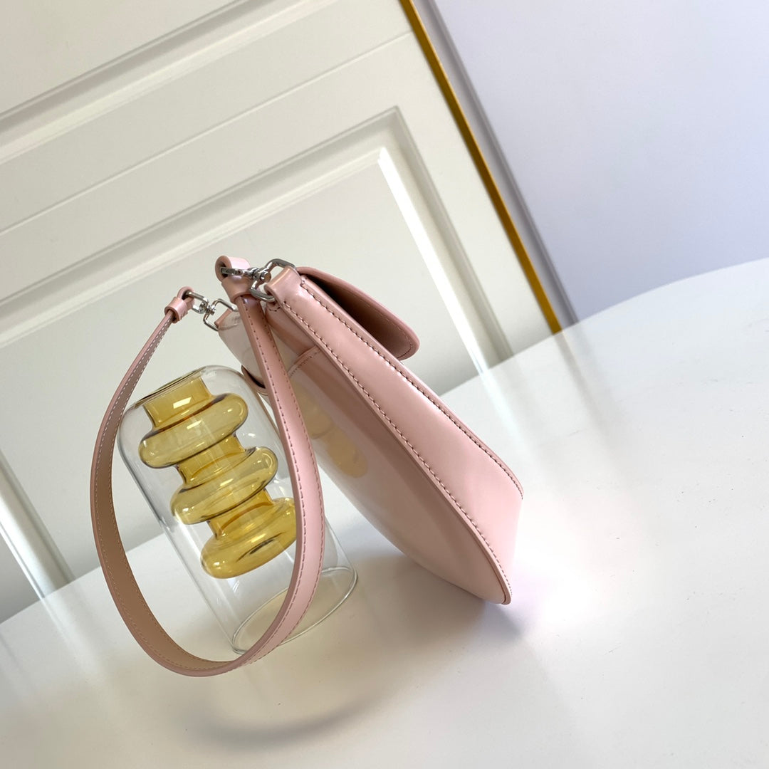 Prada Milano Flap Bag Brushed Leather 23cm