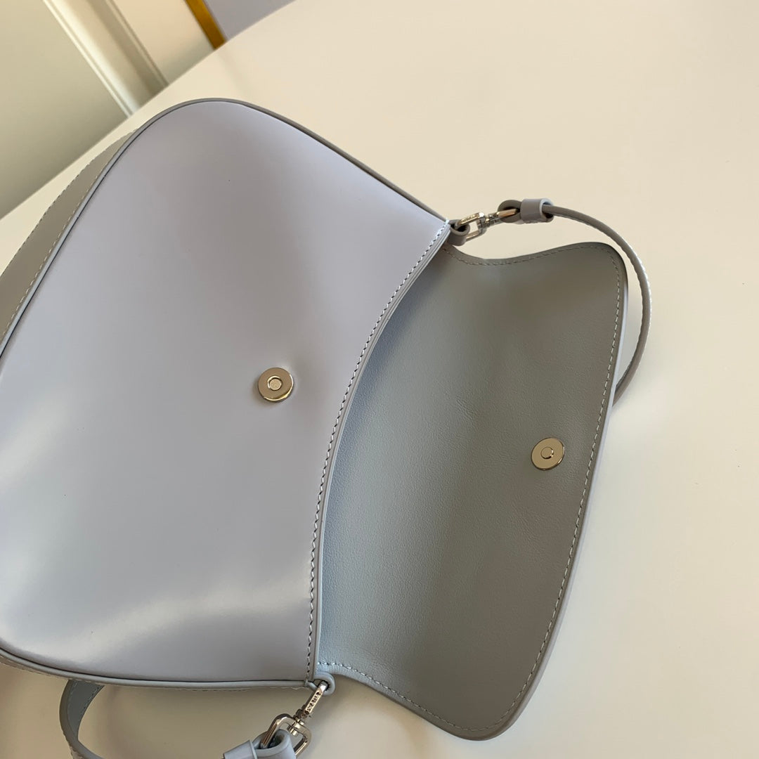 Prada Milano Flap Bag Brushed Leather 23cm