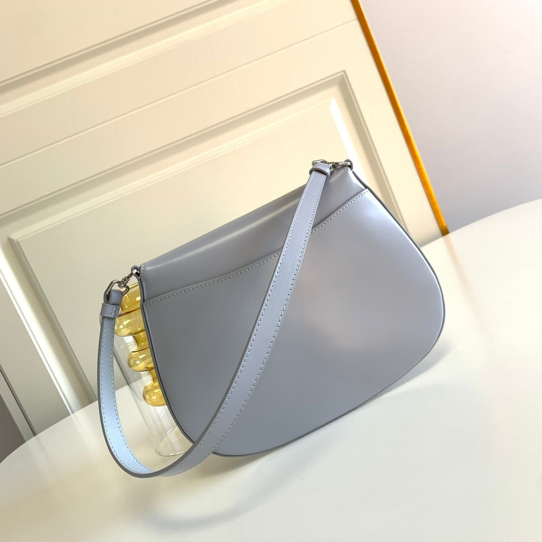 Prada Milano Flap Bag Brushed Leather 23cm