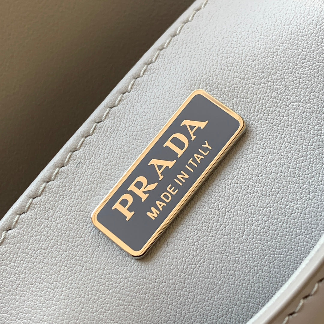 Prada Milano Flap Bag Brushed Leather 23cm