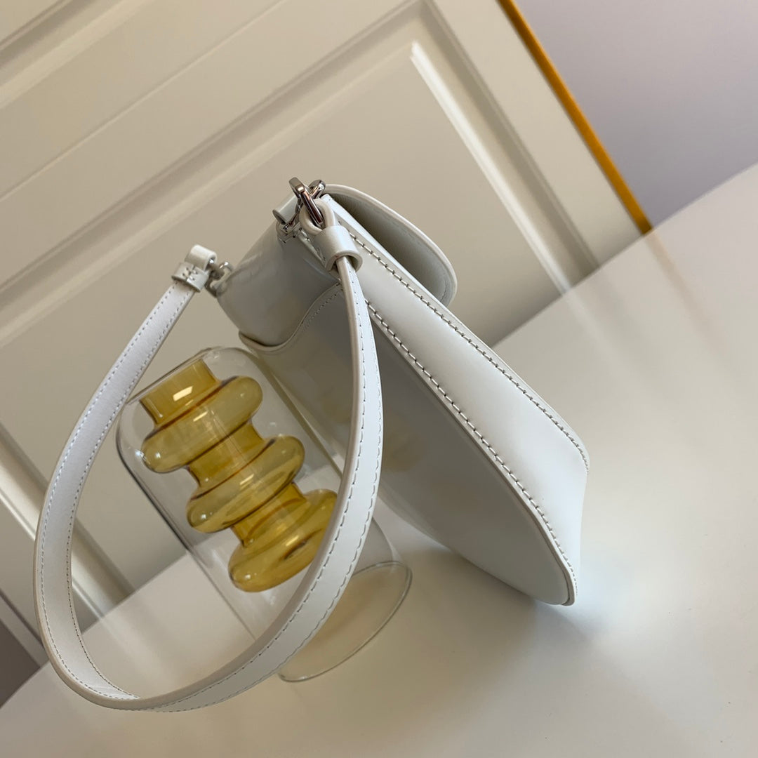 Prada Milano Flap Bag Brushed Leather 23cm