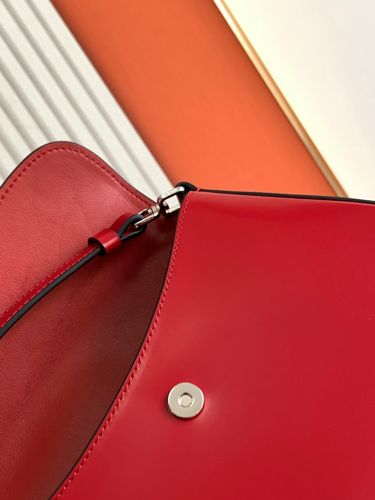 Prada Milano Flap Bag Brushed Leather 23cm