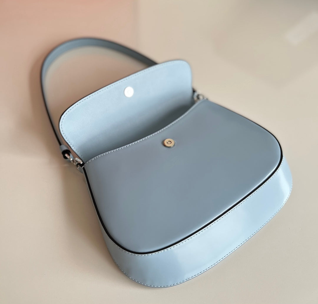 Prada Milano Flap Bag Brushed Leather 23cm