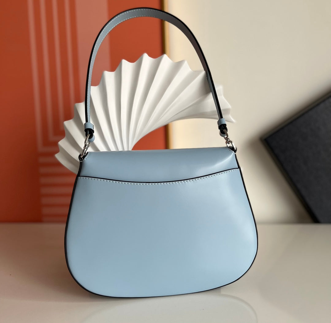 Prada Milano Flap Bag Brushed Leather 23cm