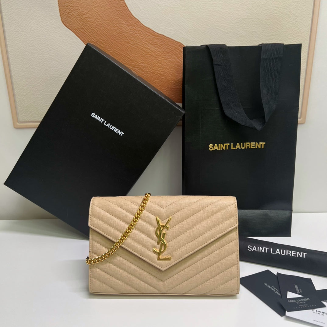 Ysl Saint Laurent Woc Cassandre Wallet on Chain