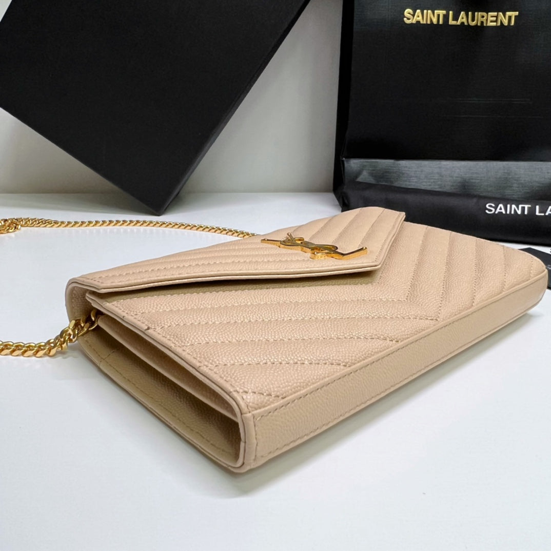 Ysl Saint Laurent Woc Cassandre Wallet on Chain