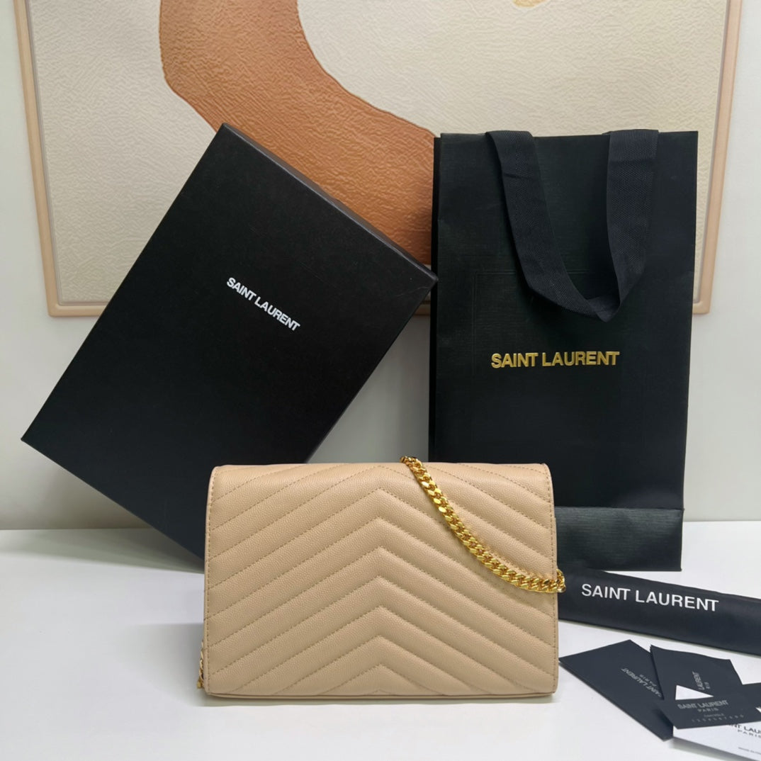 Ysl Saint Laurent Woc Cassandre Wallet on Chain