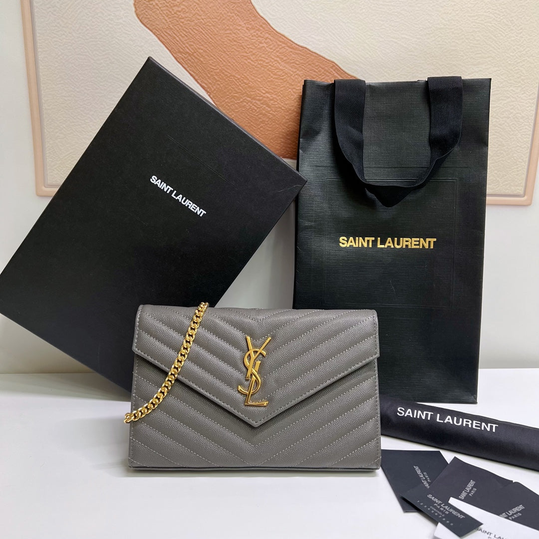 Ysl Saint Laurent Woc Cassandre Wallet on Chain