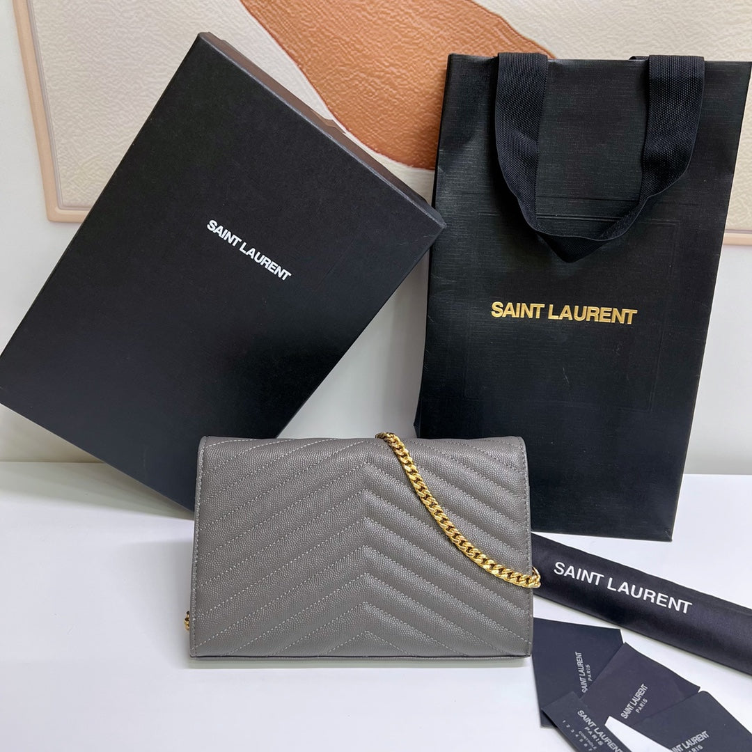 Ysl Saint Laurent Woc Cassandre Wallet on Chain