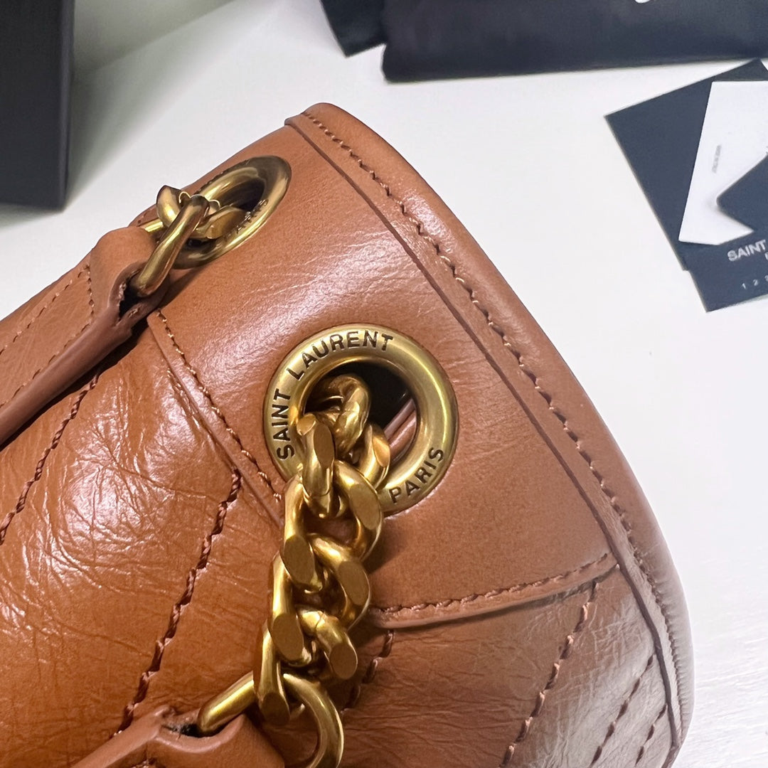 Ysl Saint Laurent Niki Bag Vintage Leather 28