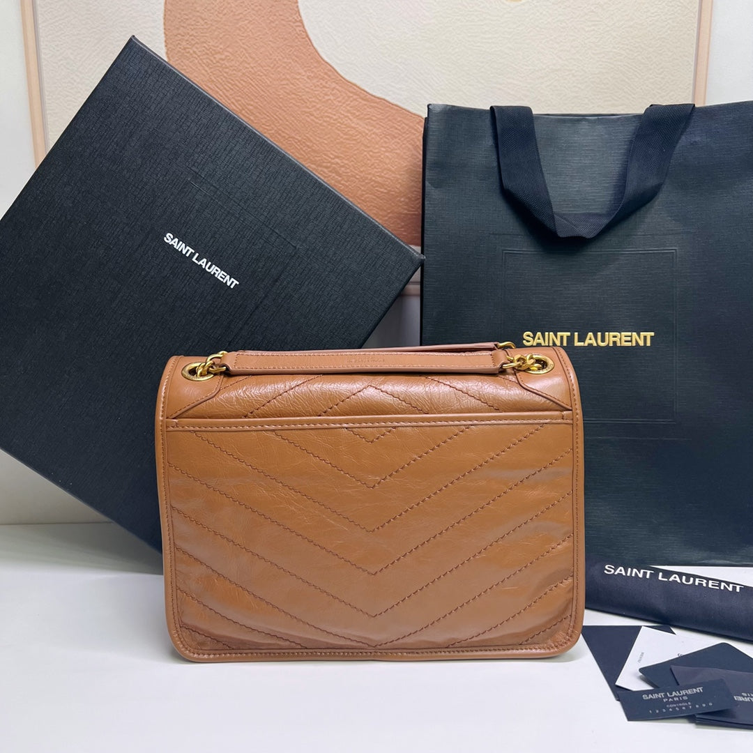 Ysl Saint Laurent Niki Bag Vintage Leather 28