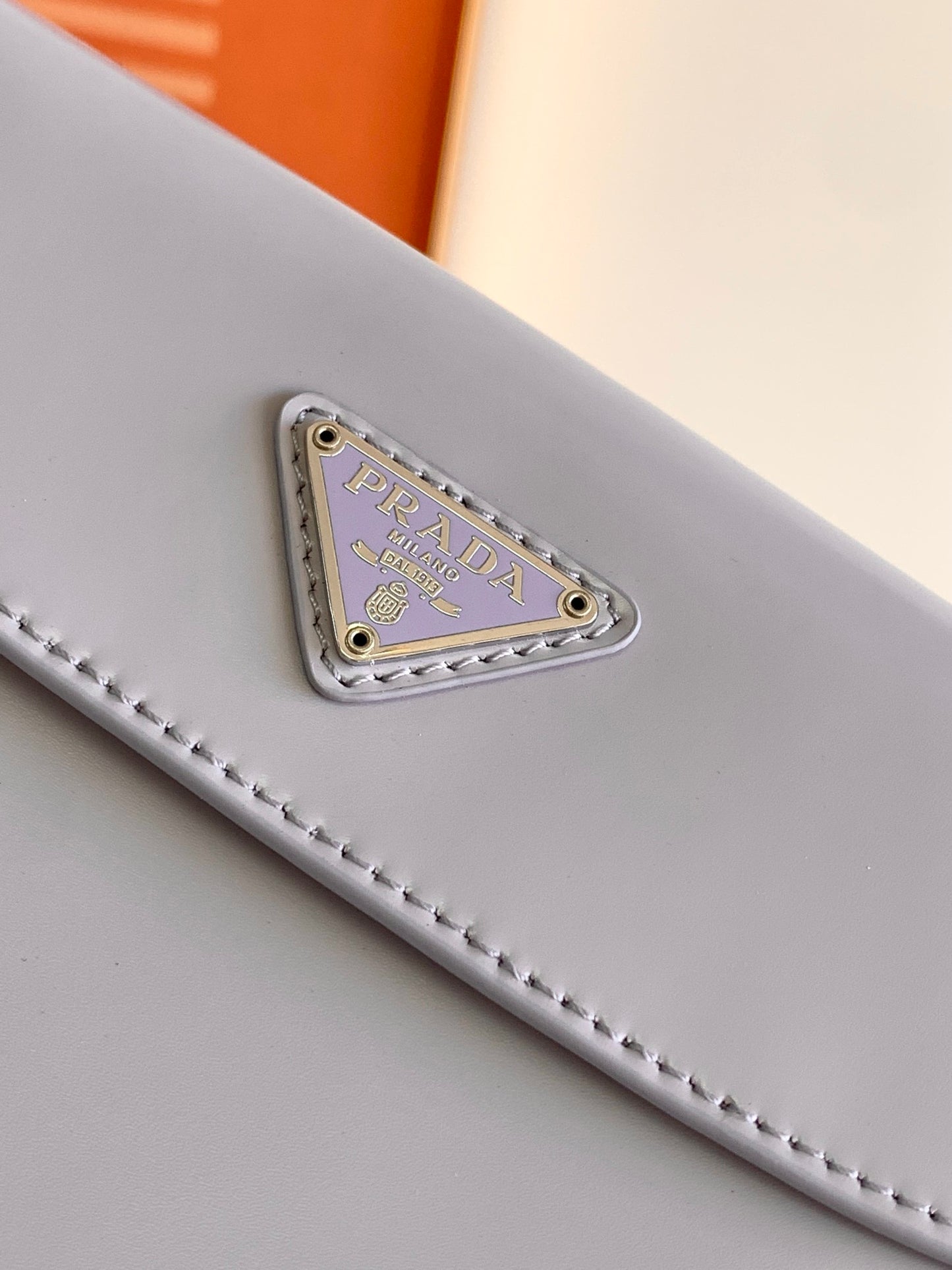 Prada Milano Flap Bag Brushed Leather 23cm