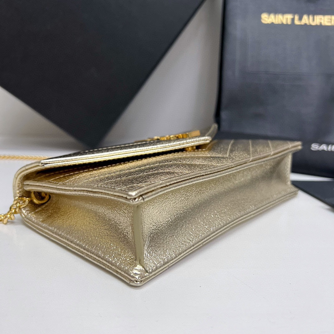 Ysl Saint Laurent Woc Cassandre Wallet on Chain