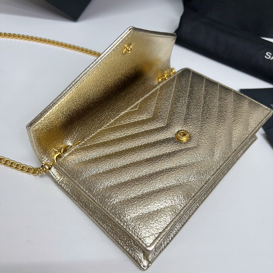 Ysl Saint Laurent Woc Cassandre Wallet on Chain