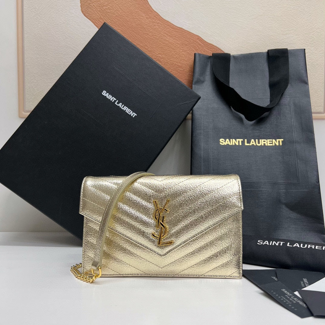 Ysl Saint Laurent Woc Cassandre Wallet on Chain