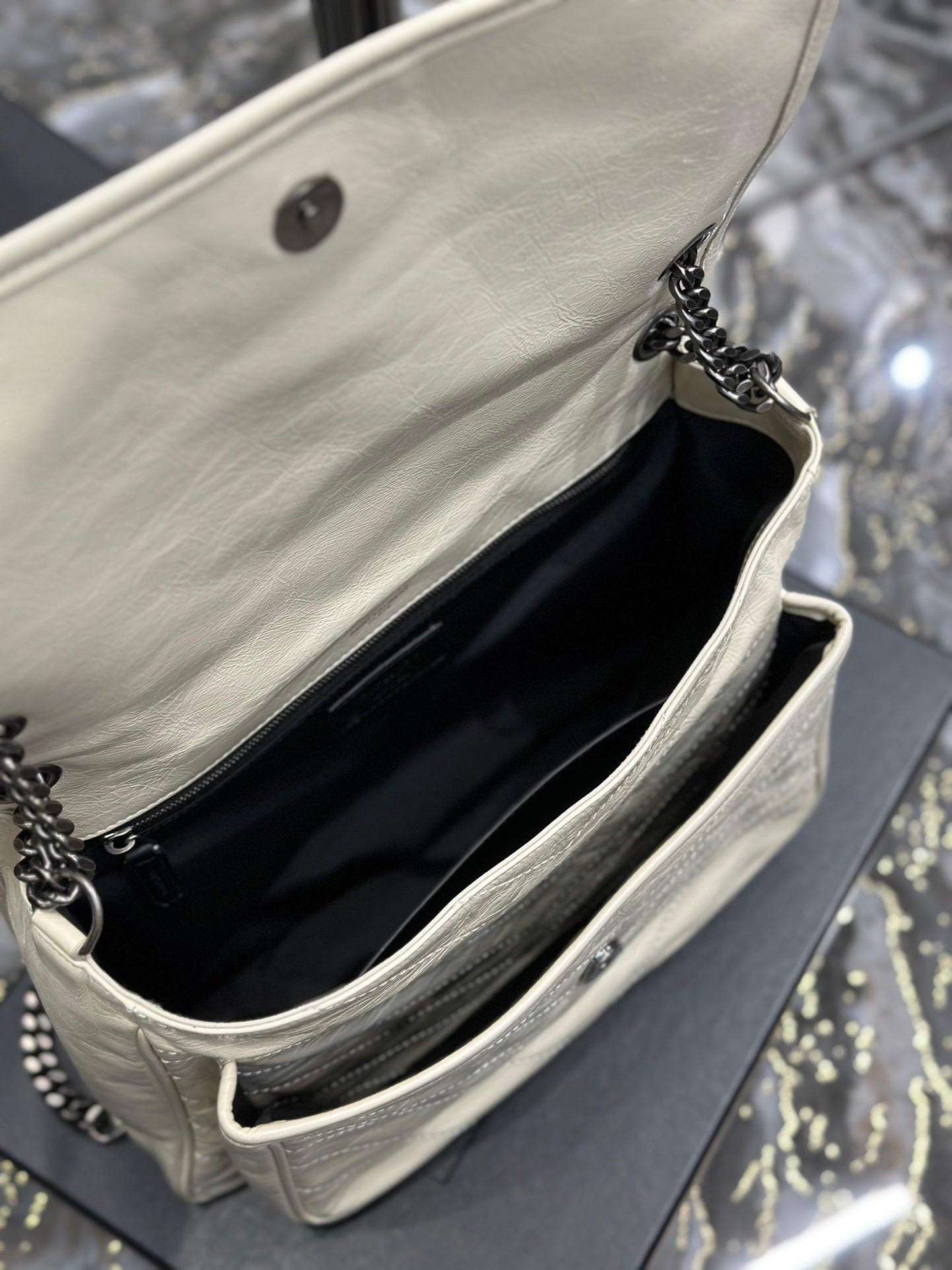 Ysl Saint Laurent Niki Bag Vintage Leather 32