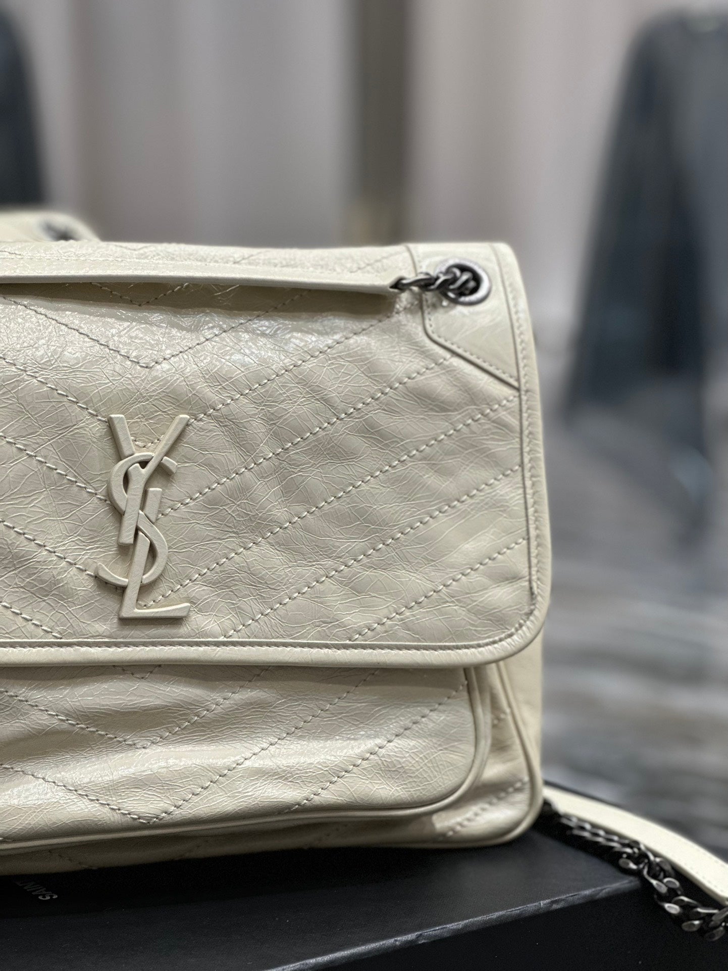 Ysl Saint Laurent Niki Bag Vintage Leather 32