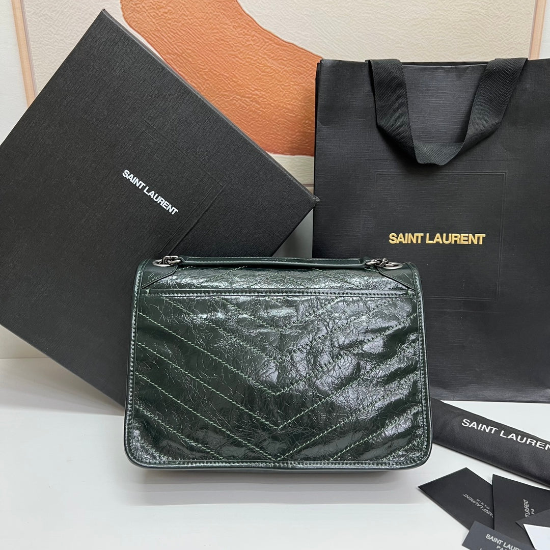 Ysl Saint Laurent Niki Bag Vintage Leather 28