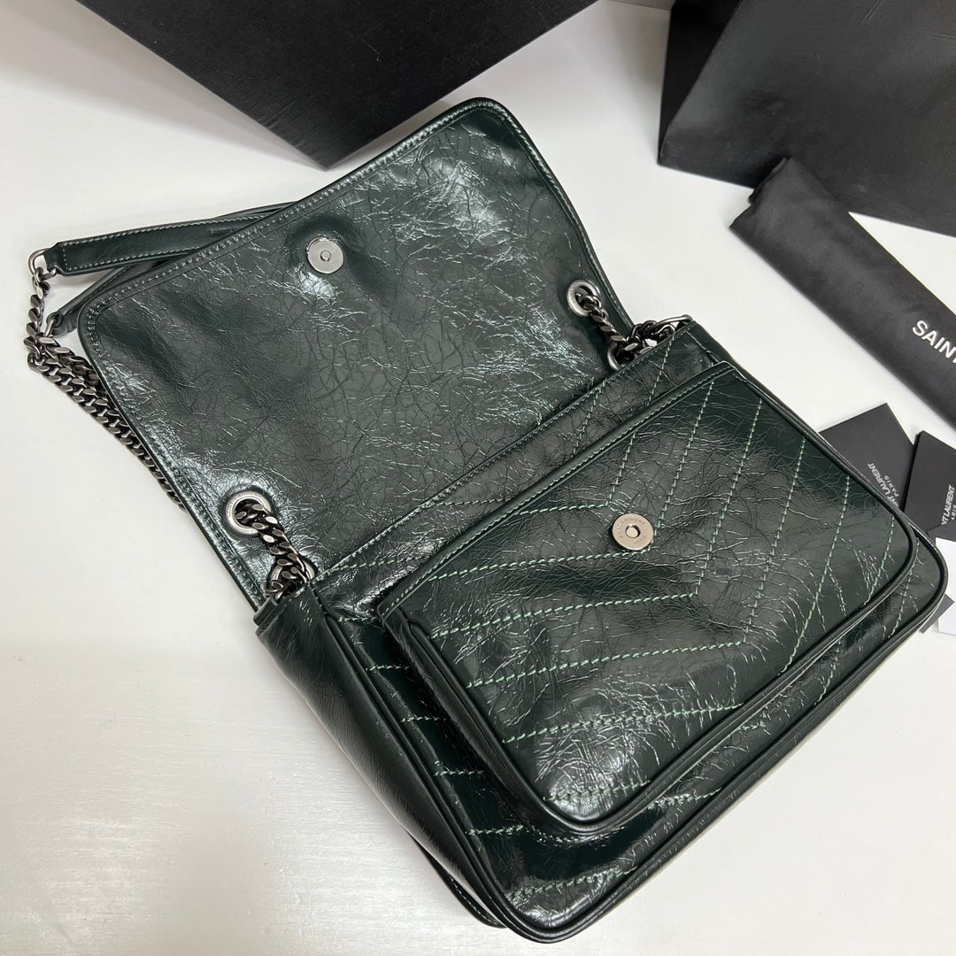 Ysl Saint Laurent Niki Bag Vintage Leather 28
