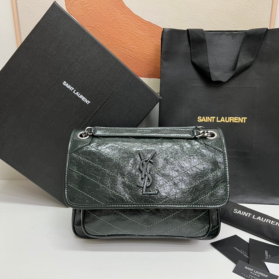 Ysl Saint Laurent Niki Bag Vintage Leather 28