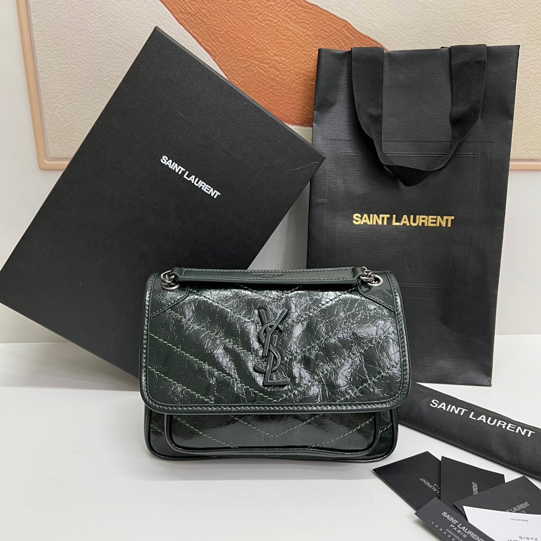 Ysl Saint Laurent Niki Bag Vintage Leather 21