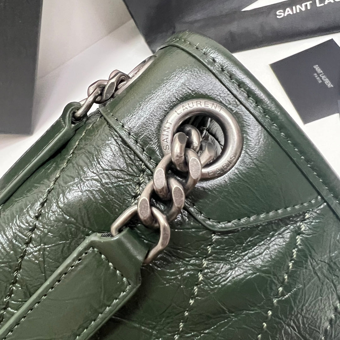 Ysl Saint Laurent Niki Bag Vintage Leather 28