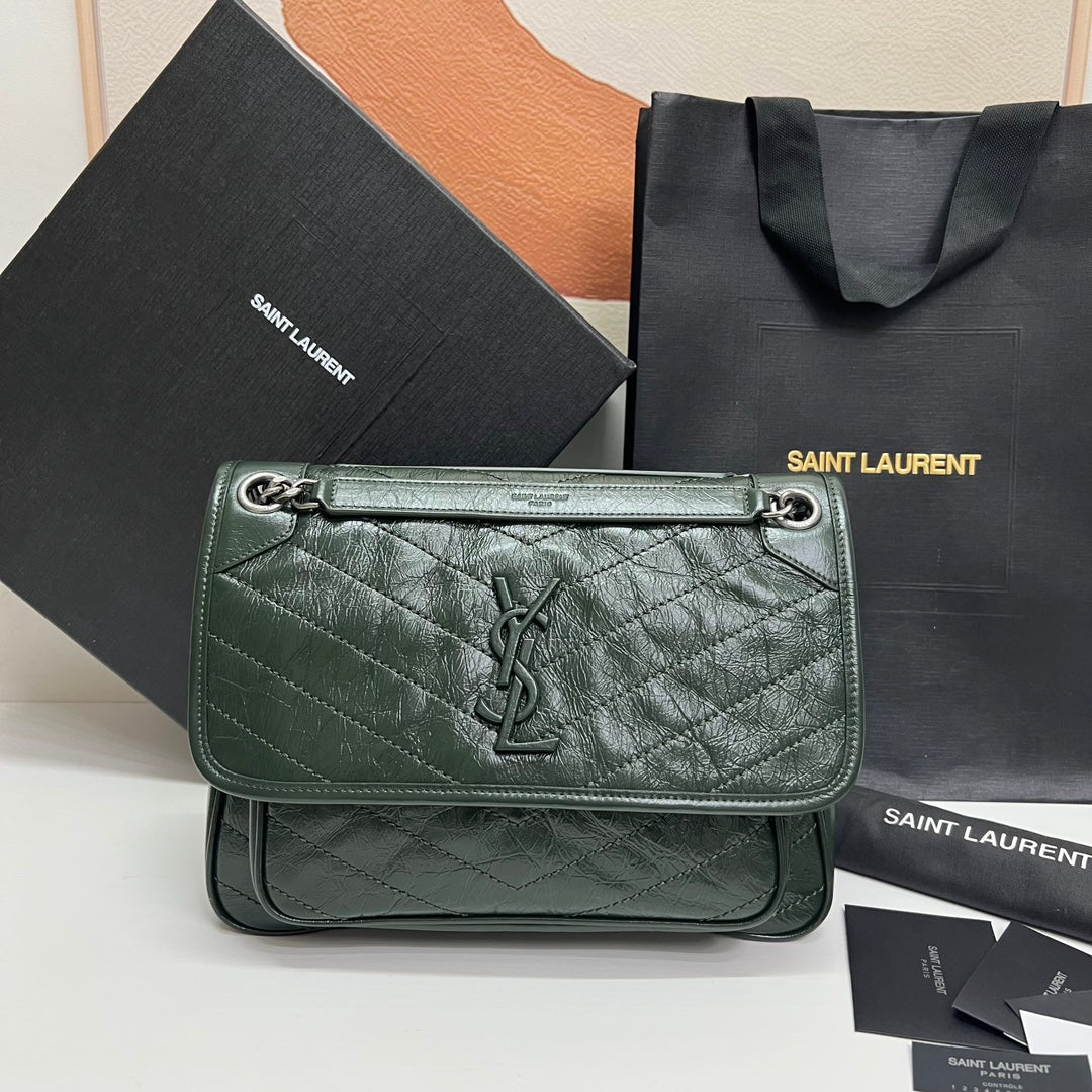 Ysl Saint Laurent Niki Bag Vintage Leather 28