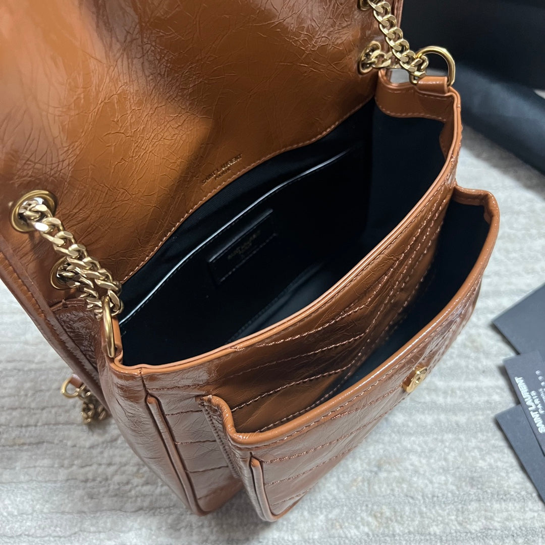 Ysl Saint Laurent Niki Bag Vintage Leather 21