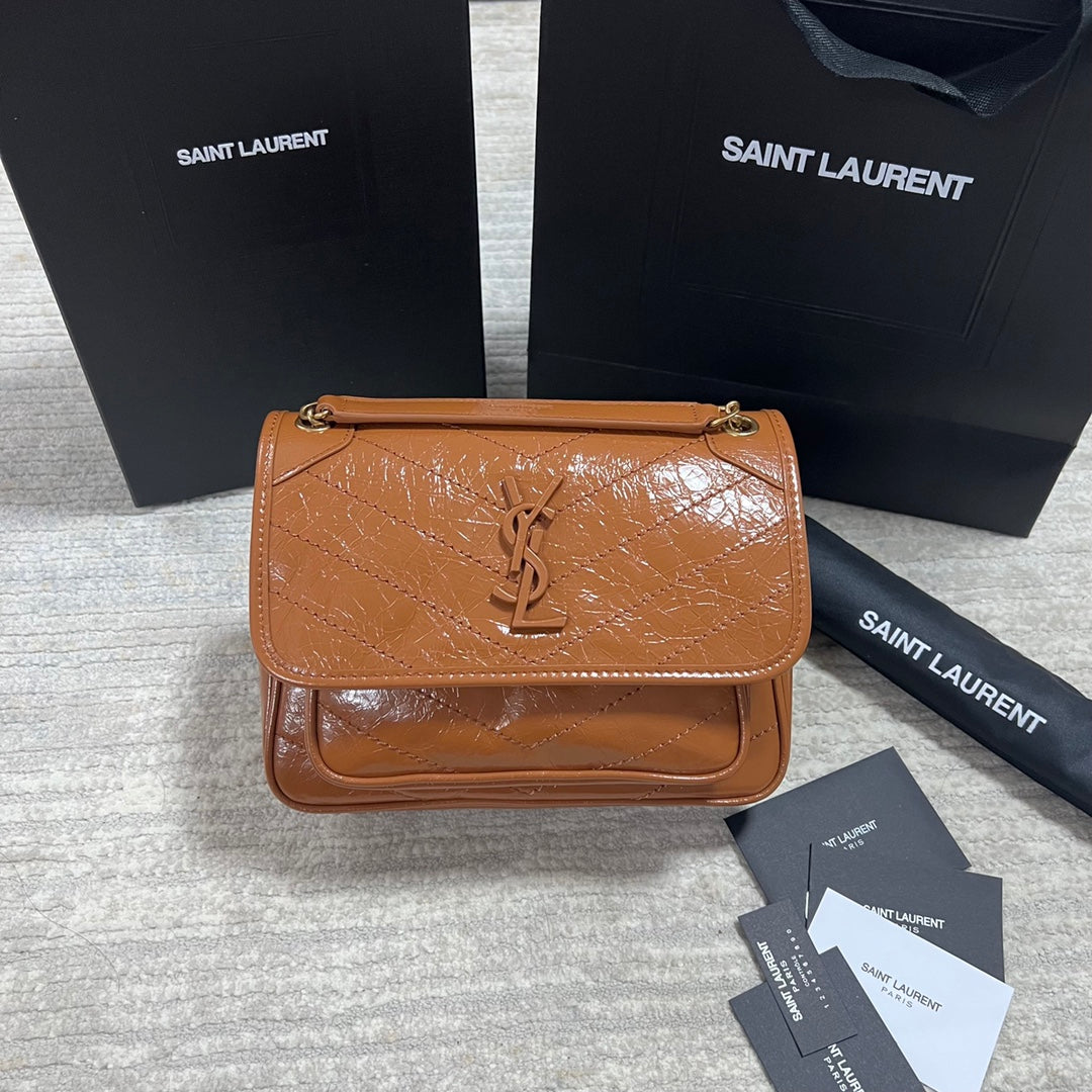 Ysl Saint Laurent Niki Bag Vintage Leather 21