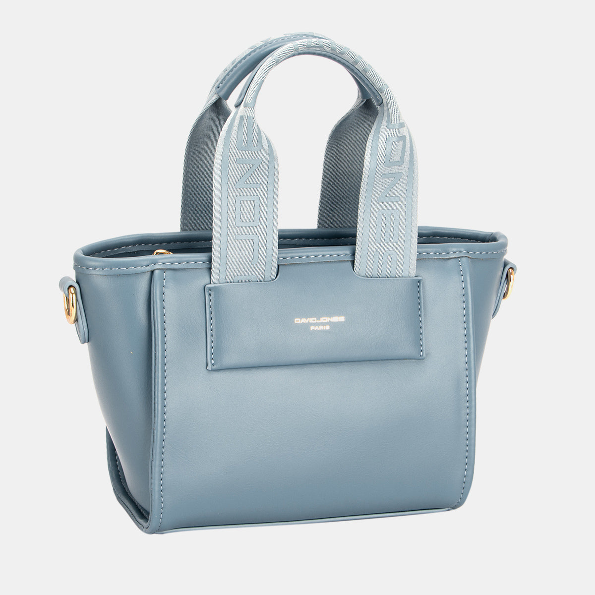 David Jones Small Handbag with Embossed Pattern Handles-0