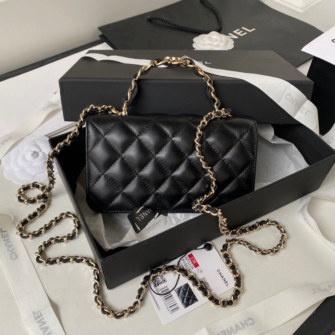 Chanel flap bag Leather