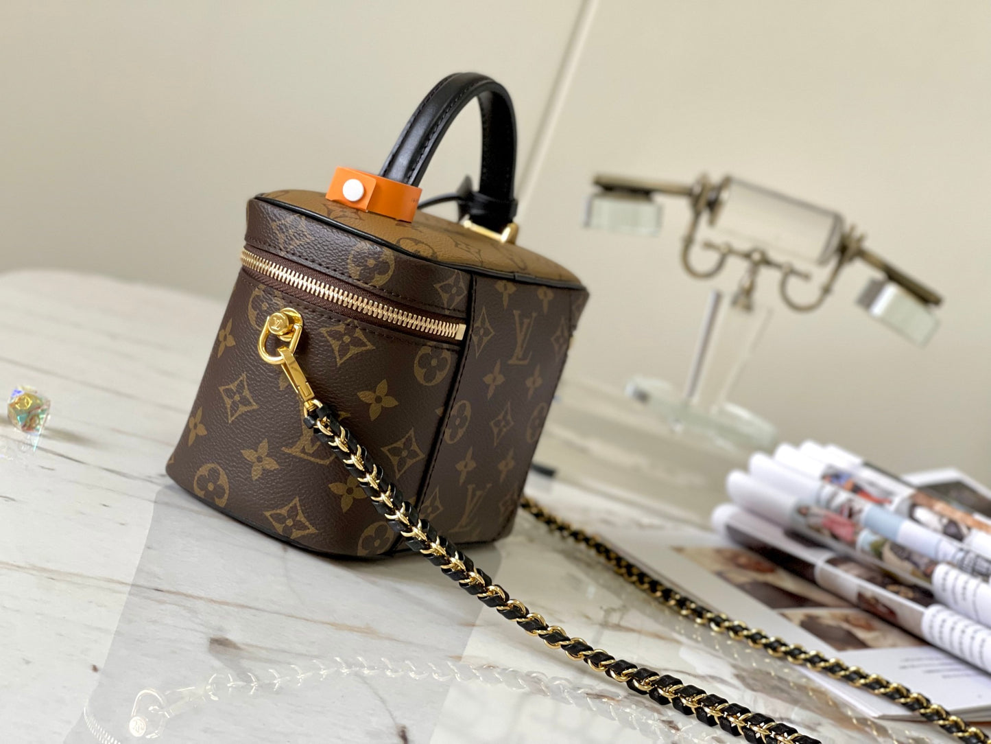 Lv Louis Vuitton Vanity PM in Monogram Canvas