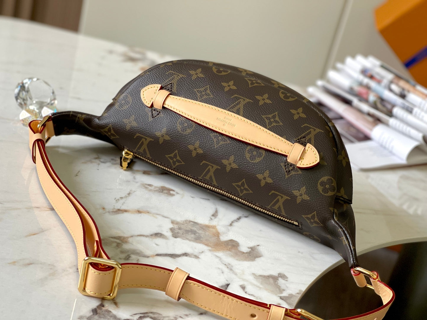 Lv Louis Vuitton Bumbag Noir in Monogram Canvas