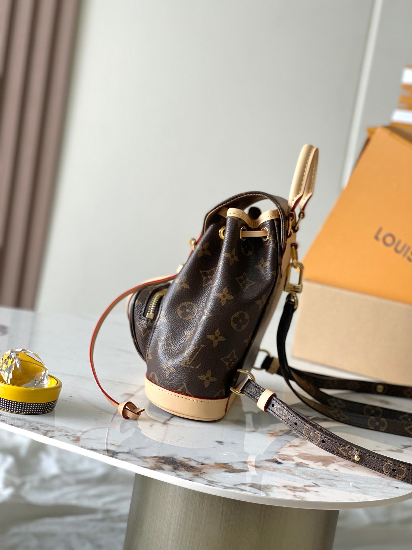 Lv Louis Vuitton Montsouris Backpack Monogram Canvas