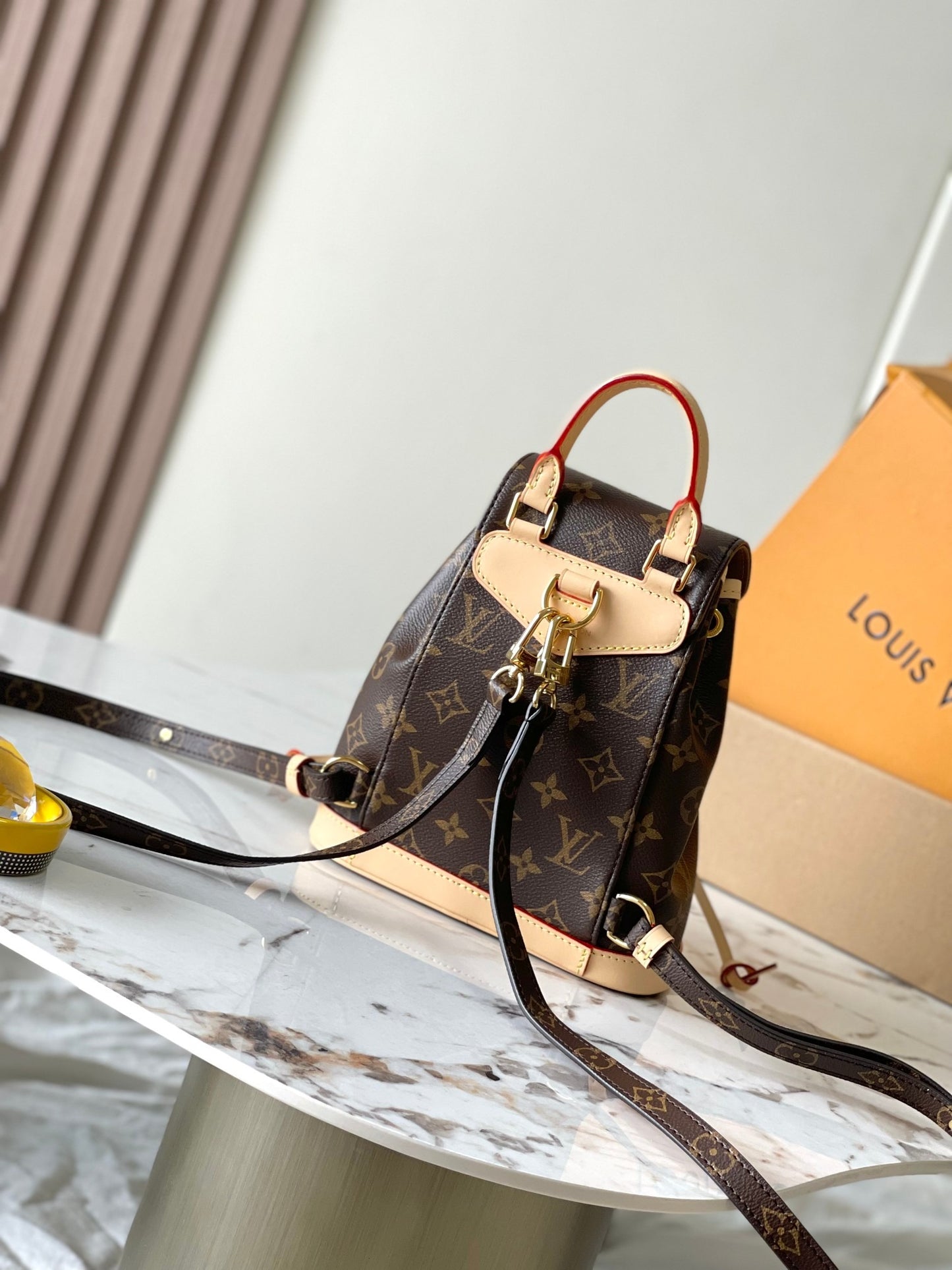 Lv Louis Vuitton Montsouris Backpack Monogram Canvas