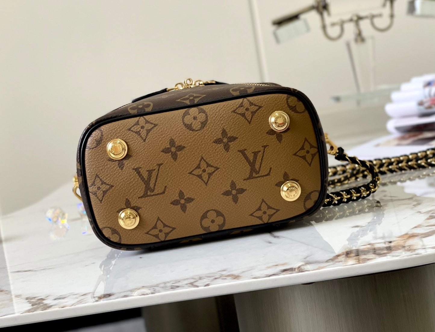 Lv Louis Vuitton Bumbag Noir in Monogram Canvas