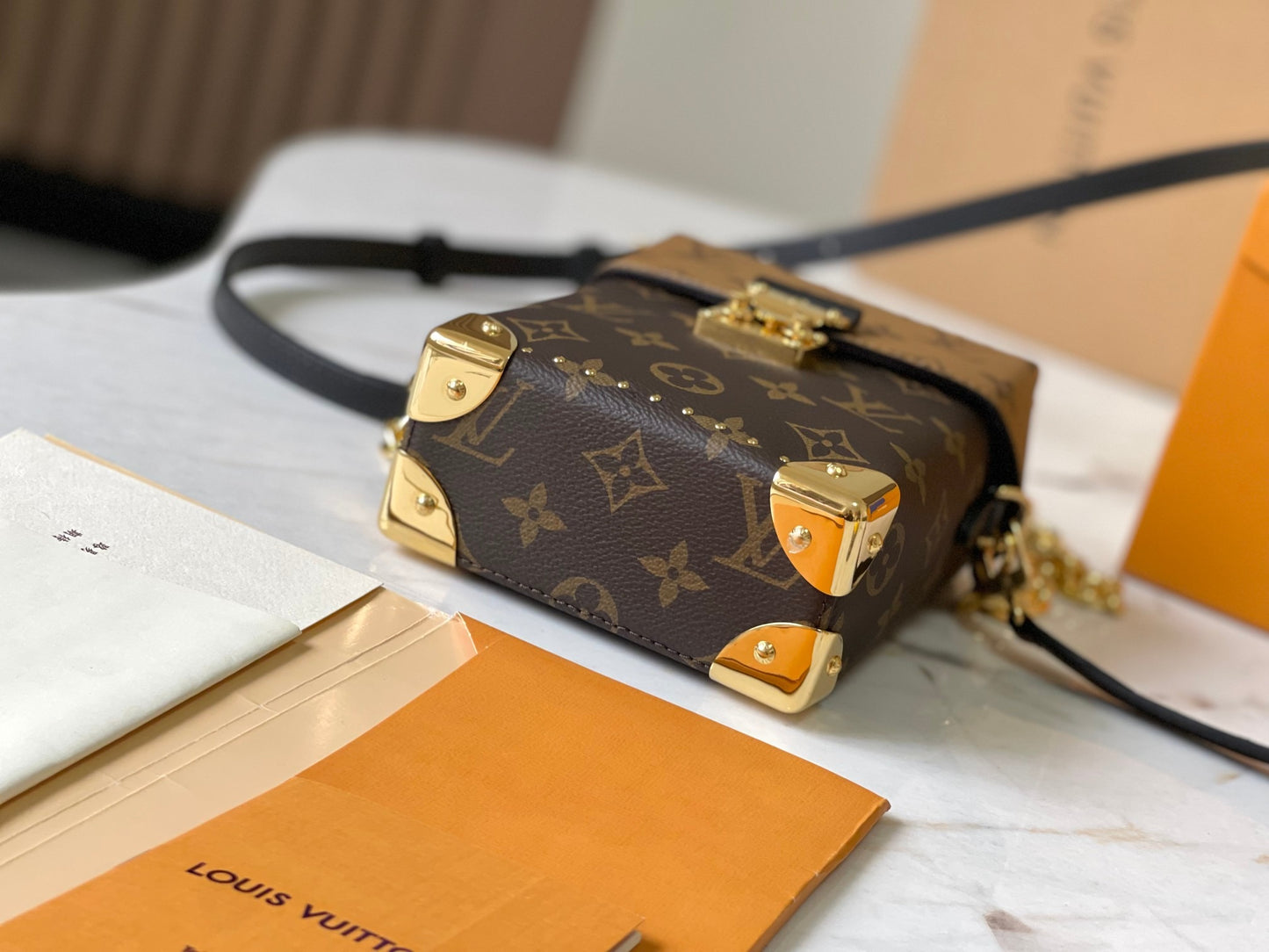 Lv Louis Vuitton Camera Box in Monogram Canvas