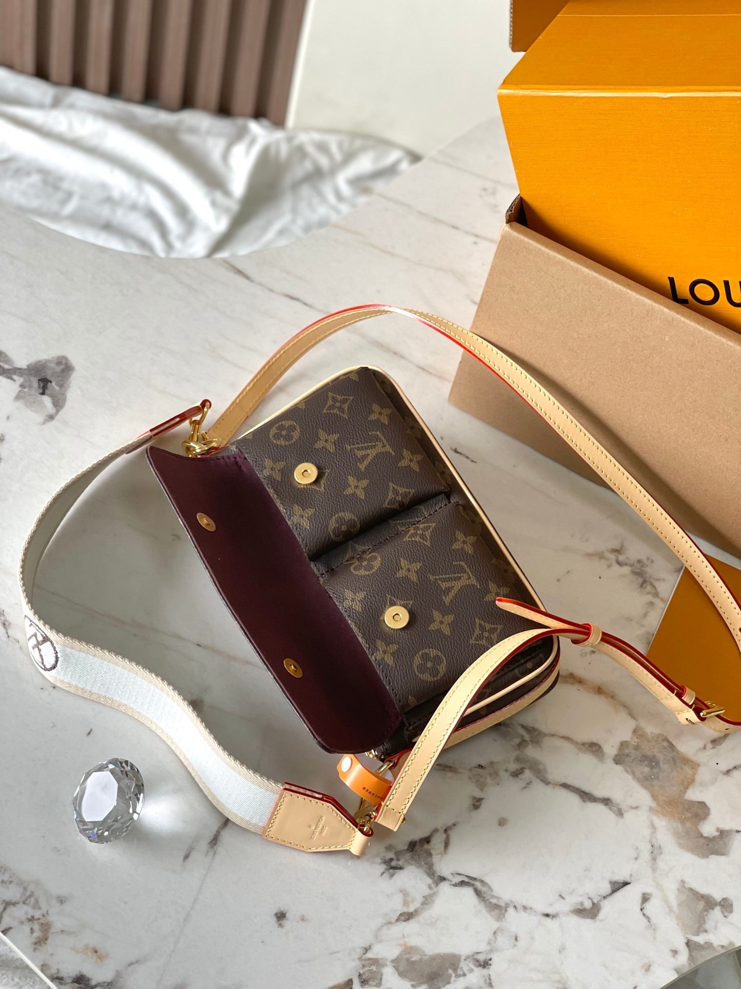 Lv Louis Vuitton Vivacité Monogram Canvas