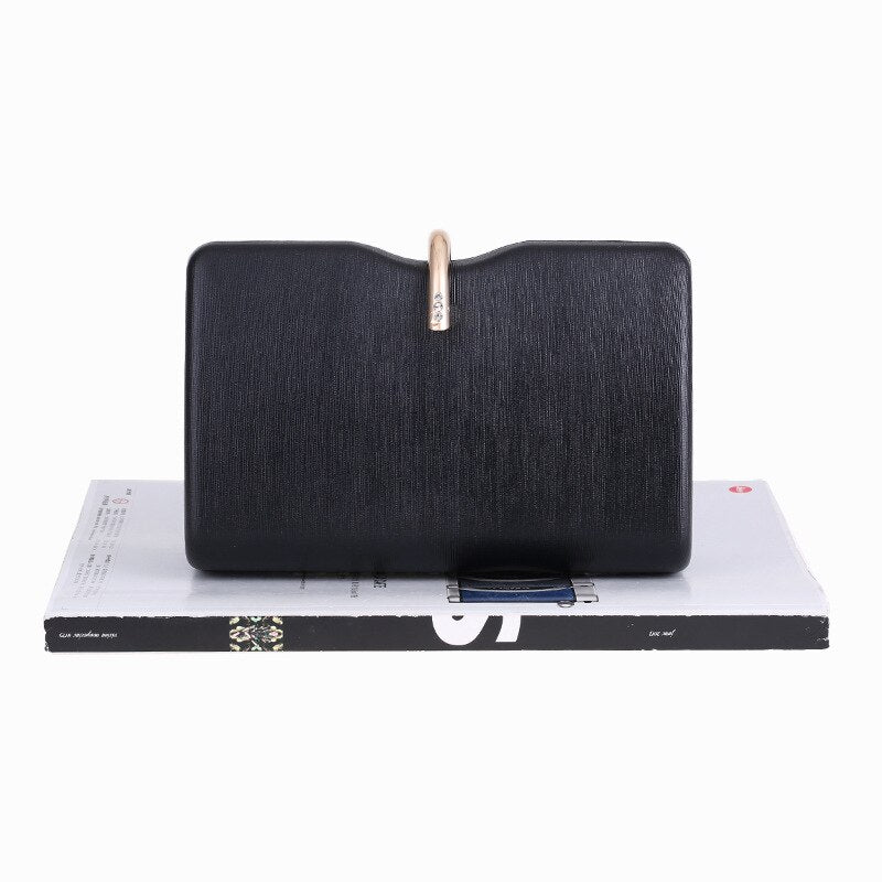 Arrival Pu fashion lady evening bags with luxury women clutch purse shoulder chain female handbags-4