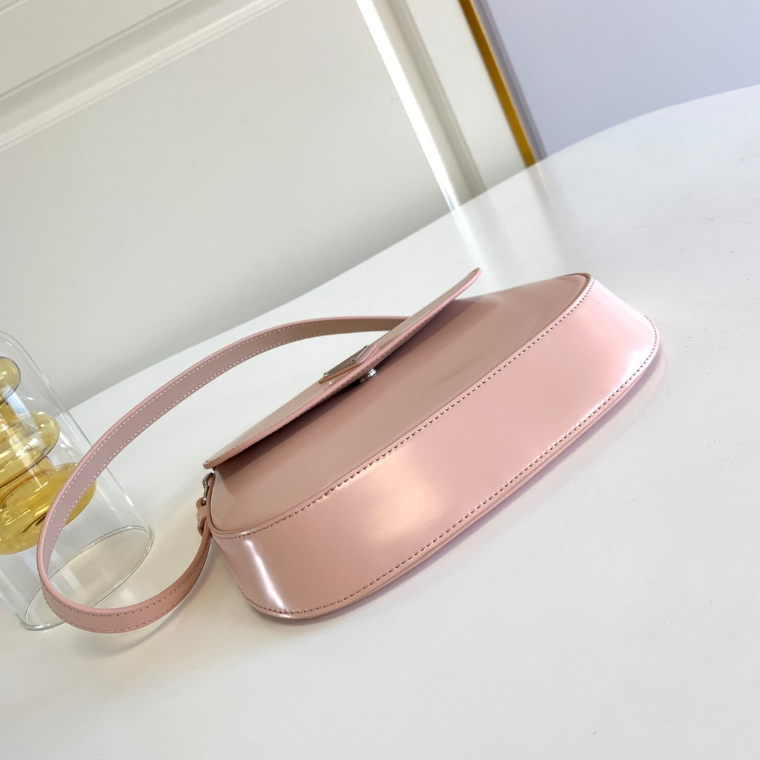 Prada Milano Flap Bag Brushed Leather 23cm