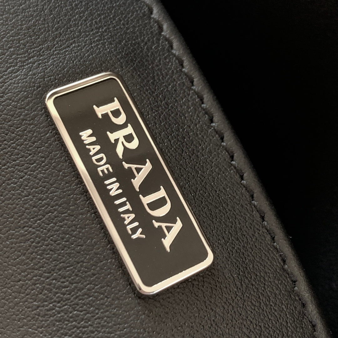 Prada Milano Flap Bag Brushed Leather 23cm
