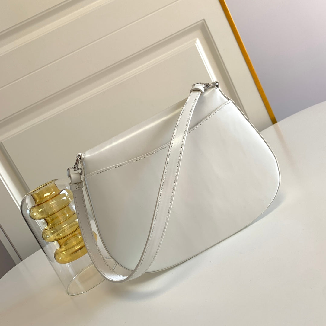 Prada Milano Flap Bag Brushed Leather 23cm