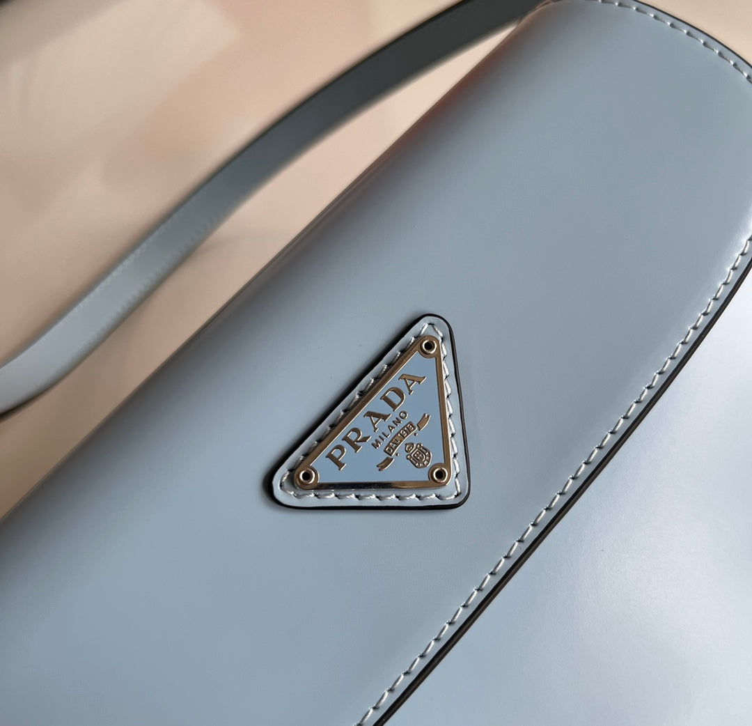 Prada Milano Flap Bag Brushed Leather 23cm