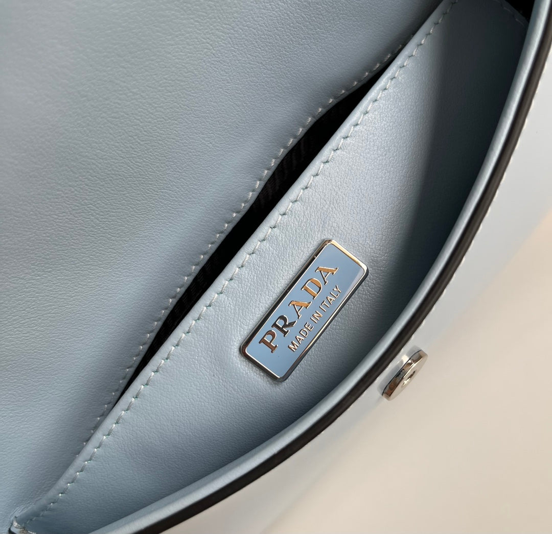 Prada Milano Flap Bag Brushed Leather 23cm