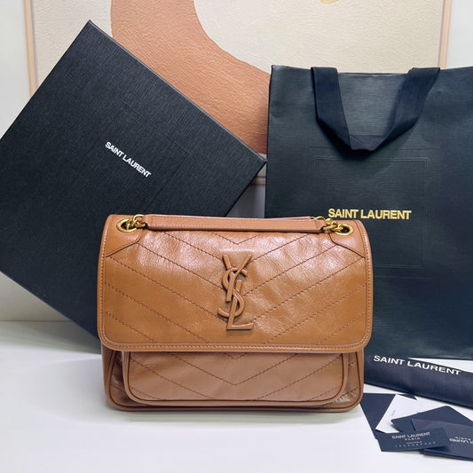 Ysl Saint Laurent Niki Bag Vintage Leather 28