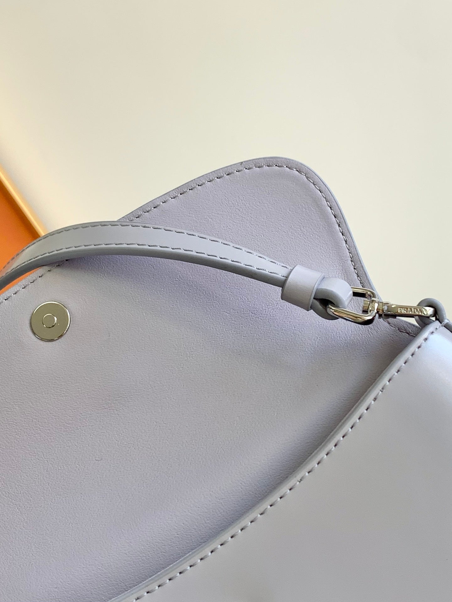 Prada Milano Flap Bag Brushed Leather 23cm
