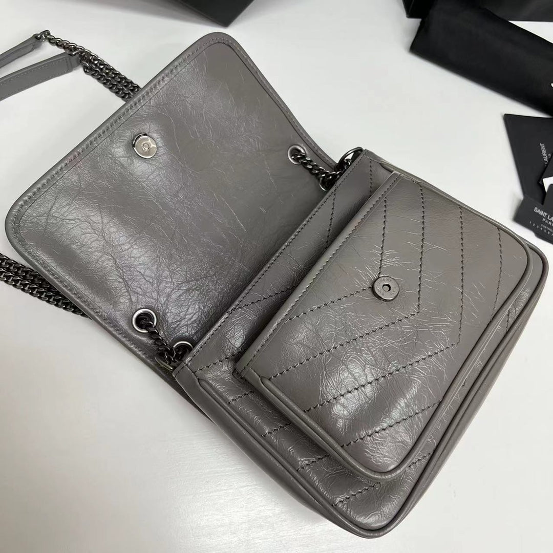 Ysl Saint Laurent Niki Bag Vintage Leather 21