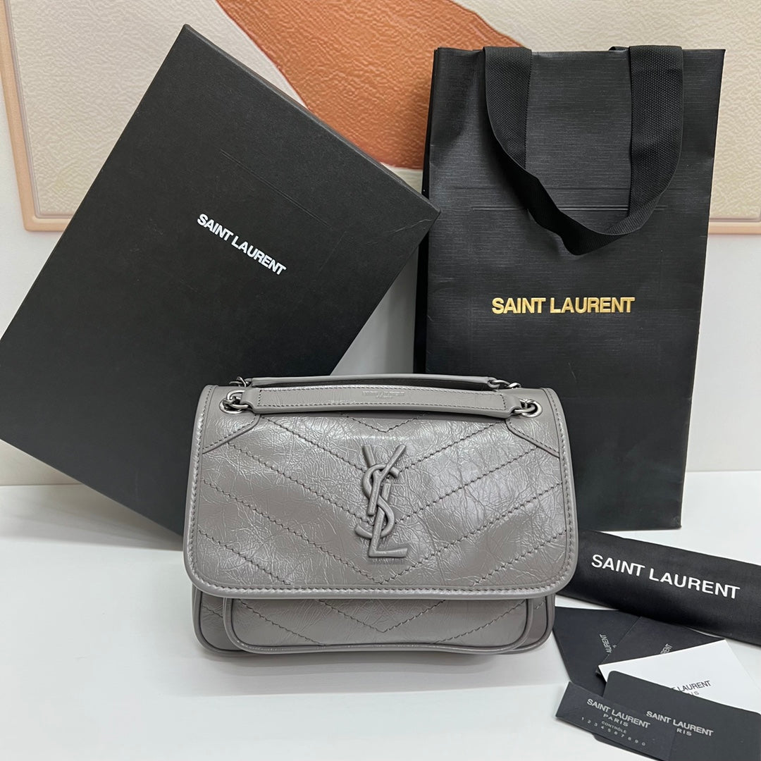 Ysl Saint Laurent Niki Bag Vintage Leather 21